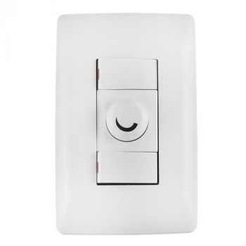 Crabtree 10503/601 Diamond 2/3 Lever 500W LED Dimmer with Coverplate