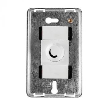 Crabtree 10603/001 Diamond 3 Lever 600W Rotary Dimmer Switch on 2x4 Yoke