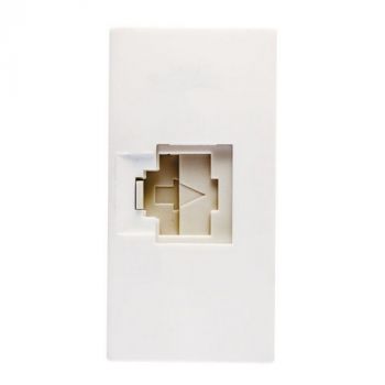 Crabtree 11894/001 Diamond Data (RJ45) Cat 6 Econo Shuttered Ducting Module