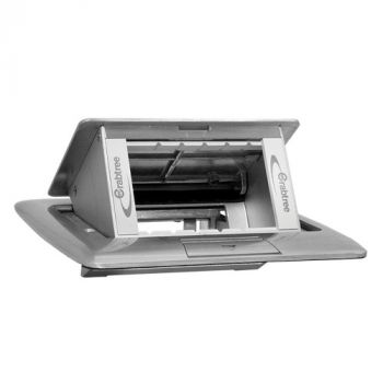 Crabtree 11901/Z Diamond Aluminium Pop-up Socket Housing for Ducting Modules