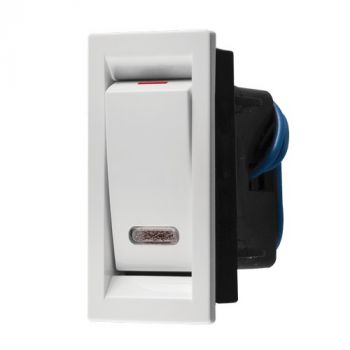 Crabtree 11981/001 Diamond 1 Lever 1 Way with LED Indicator Switch Ducting Module