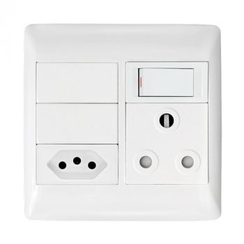 Crabtree 12007/111 Diamond 1x164-1 + 164-2 with White Single Pole Switch