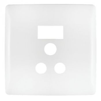 Crabtree 12007/601 Diamond Single Standard Socket Switched Coverplate Vertical