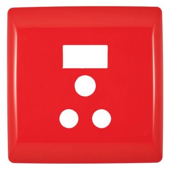 Crabtree 12007/603 Diamond Single STD Switched Socket Coverplate Vertical