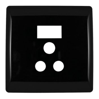 Crabtree 12007/608 Diamond Single STD Socket Switched Vertical Coverplate