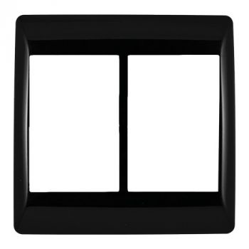 Crabtree 12017/608 Diamond Combo International Hotel Socket Coverplate