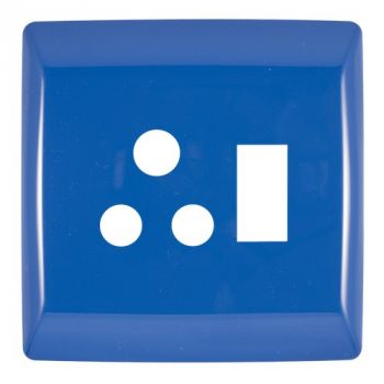 Crabtree 12091/607 Diamond Single STD Switched Socket Coverplate Horizontal