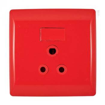 Crabtree 12452/603 Diamond Single Dedicated Socket 164-4 Switched on 4x4 Yoke with Coverplate Vertical