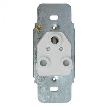 Crabtree 1405W Classic Litemaster 164-1 STD Socket on Yoke