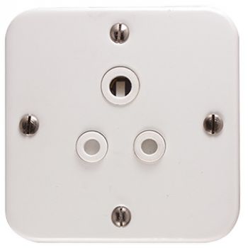 Crabtree 1430/101 Classic Industrial Single Socket 164-3 (6A) Unswitched on Surface Box