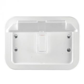 Crabtree 1466/2W Classic Industrial 1 Lever 2 Way Switch on 119x83 Weatherproof Plastic Surface Box