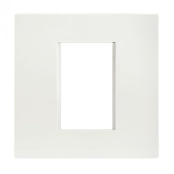 Crabtree 15302/601 Topaz Grid 3 Way Combo Coverplate