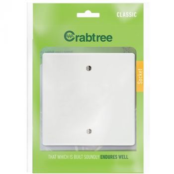 Crabtree 18006/101 Classic Blank Coverplate