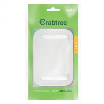 Crabtree 18070/101 Classic Industrial Single STD Switched Socket 164-1 on Weatherproof Surface Box