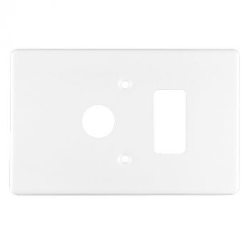 Crabtree 2080/101 Classic 1 Lever Dimmer Steel Coverplate