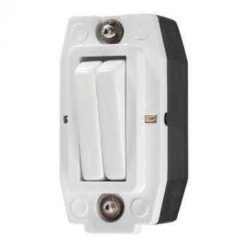 Crabtree 2432/001 Classic 2x1 Way Twin Screw-in Switch