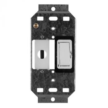 Crabtree 2435/2460/6892 Classic 1 Lever Double-pole Switch with Cord-grip on 2x4 Yoke