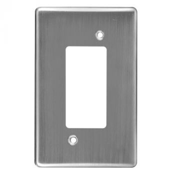 Crabtree 2445/511 Classic Steel Isolator Coverplate