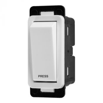 Crabtree 2448/001 Classic 1 Way Clip-in Bellpress (Press)