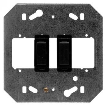Crabtree 2475/008 Classic 2 Lever 2x1 Way Switch on 4x4 Yoke