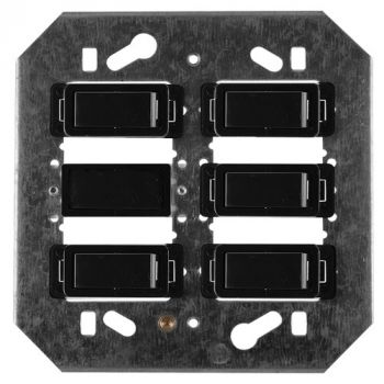 Crabtree 2478/008 Classic 5 Lever 5x1 Way Switch on 4x4 Yoke