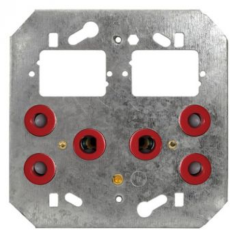 Crabtree 6398D/300 Classic Dedicated Separate 164-4 Socket Modules Unswitched on Yoke