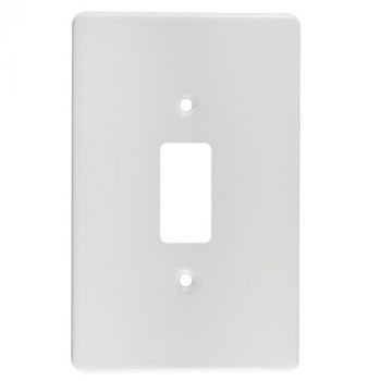 Crabtree 6541/101P Classic 1 Lever Steel Coverplate