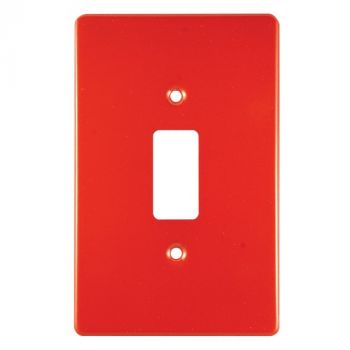 Crabtree 6541/103 Classic 1 Lever Steel Coverplate