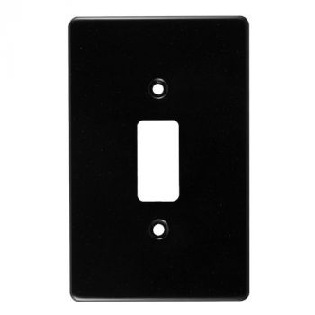 Crabtree 6541/108 Classic 1 Lever Steel Coverplate