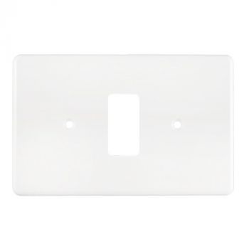 Crabtree 6541H/6/601 Classic 1 Lever Horizontal Plastic Coverplate - Made To Order