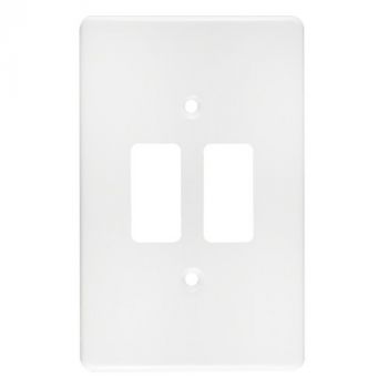 Crabtree 6542/6/601 Classic 2 Lever Plastic Coverplate