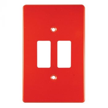 Crabtree 6542/6/603 Classic 2 Lever Plastic Coverplate