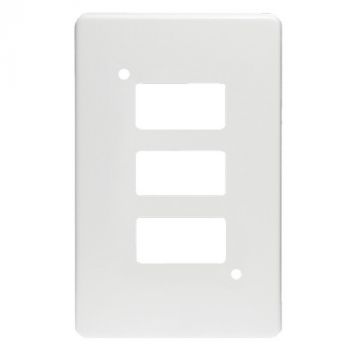 Crabtree 6543/6/601 Classic 3 Lever Plastic Coverplate