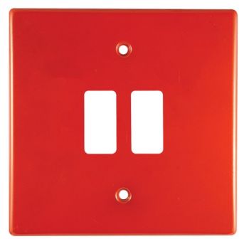 Crabtree 6545/6/603 Classic 2 Lever Plastic Coverplate