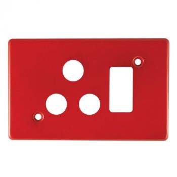 Crabtree 6546H/6/603 Classic Single STD Plastic Switched Socket Coverplate