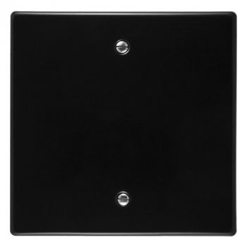 Crabtree 6552/108 Classic Black Steel Coverplate