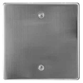 Crabtree 6552/511 Classic Steel Blank Coverplate