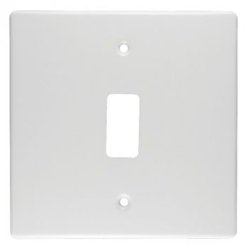 Crabtree 6553/101 Classic 1 Lever Steel Coverplate