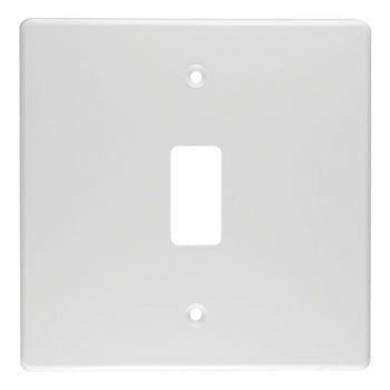 Crabtree 6553/6/601 Classic 1 Lever Plastic Coverplate