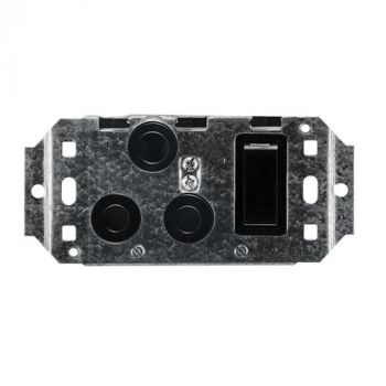 Crabtree 6851/008 Classic Single Monoblock Switched 164-1 Socket on Yoke