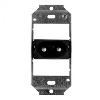 Crabtree 6856/008 Classic Single Slimline 164-2 Unswitched Socket on 2x4 Yoke