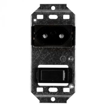 Crabtree 6858/008 Classic Single Slimline Switched Socket 164-2 on 2x4 Yoke