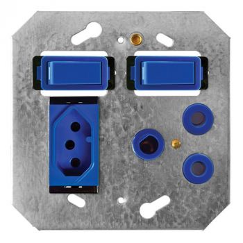 Crabtree 6859D/007 Classic Dedicated Combo Socket