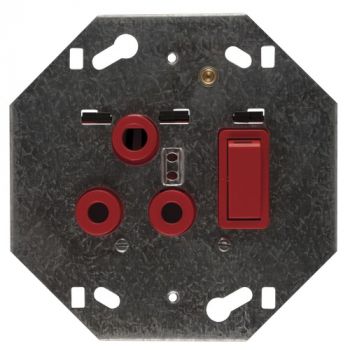Crabtree 6862P Classic Single Monoblock Dedicated 164-4 Switched Socket on Yoke