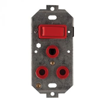 Crabtree 6896/003 Classic Single STD Switched 164-1 Socket on 2x4 Yoke