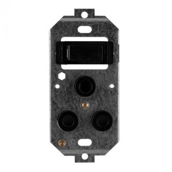 Crabtree 6896/008 Classic Single STD Switched Socket on 2x4 Yoke