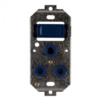 Crabtree 6896D/007 Classic Single Dedicated Switched Socket 164-4 on 2x4 Yoke