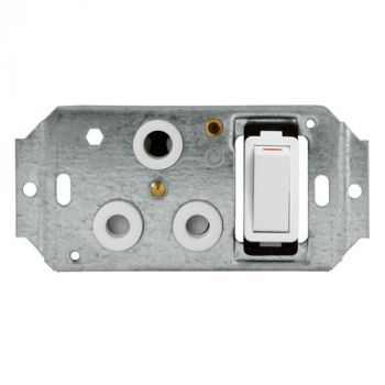 Crabtree 6896H/001C Classic Single STD 164-1 Switched Socket on Yoke (Cabstrut)