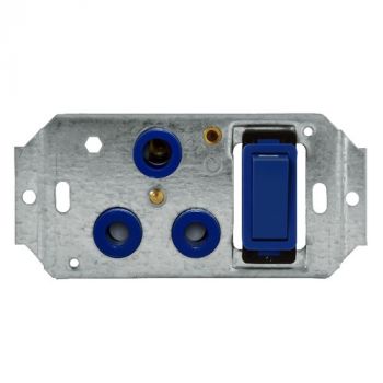 Crabtree 6896H/007 Classic STD Single 164-1 Switched Socket on 4x2 Yoke