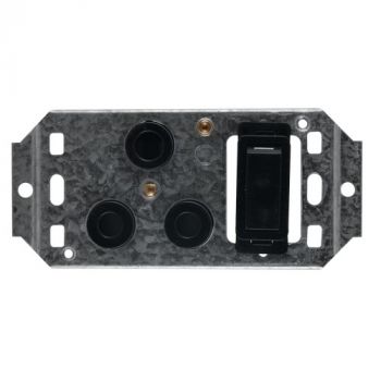 Crabtree 6896H/008P Classic Single Switched STD Socket 164-1 on 4x2 Yoke
